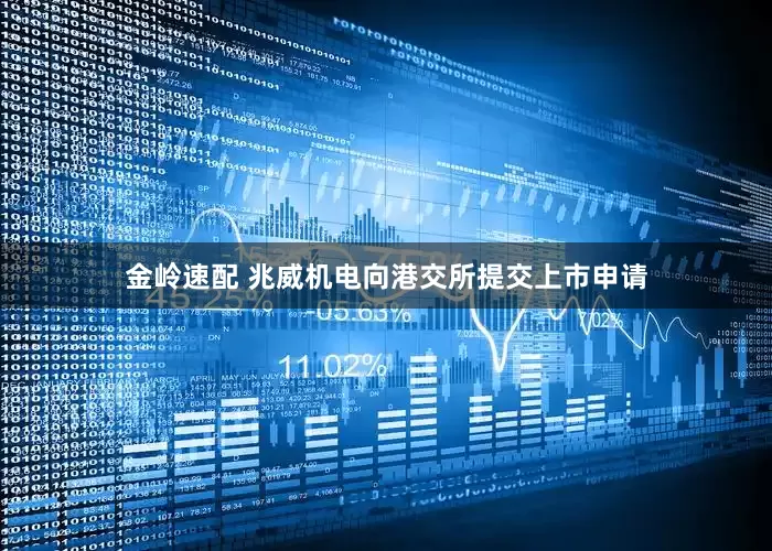 金岭速配 兆威机电向港交所提交上市申请