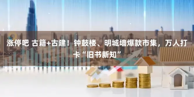 涨停吧 古籍+古建！钟鼓楼、明城墙爆款市集，万人打卡“旧书新知”