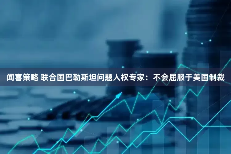 闻喜策略 联合国巴勒斯坦问题人权专家：不会屈服于美国制裁